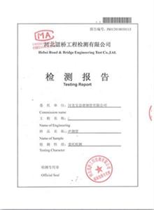 福州公司检测报告